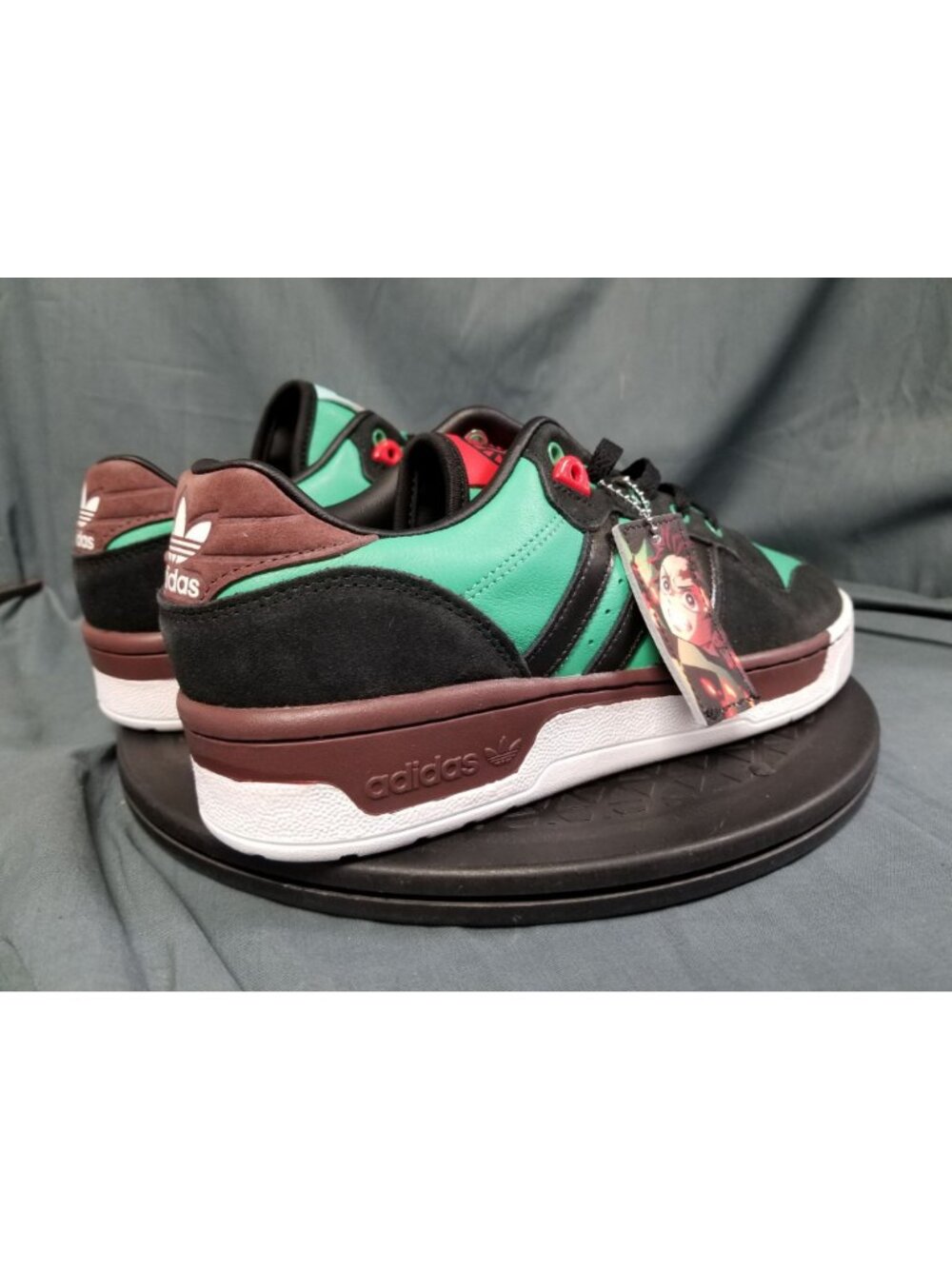 Adidas Rivalry Low Demon Slayer Tanjiro JI3312 Men's Size 8.5 NEW NO BOX! - Picture 8 of 11